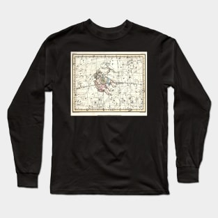 Gemini Constellation Celestial Atlas - Alexander Jamieson Long Sleeve T-Shirt